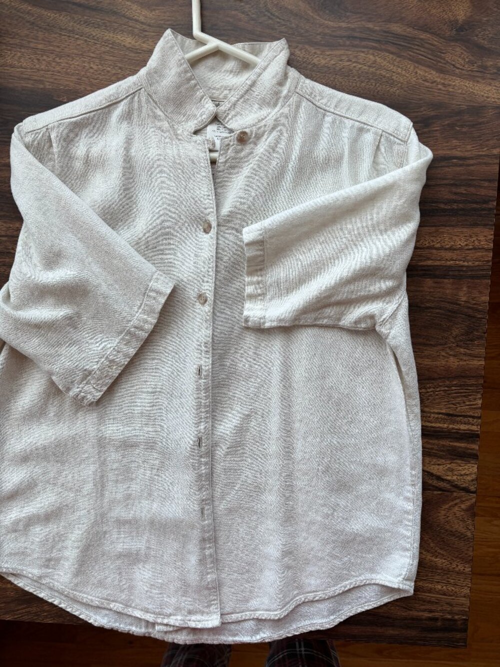 Coldwater Creek Linen Camp Shirt